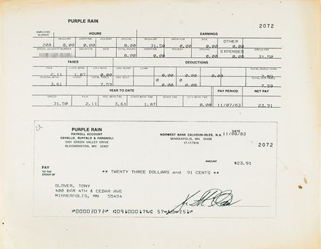 Lot #5080  Prince Purple Rain Group Lot - Image 3