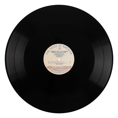 Lot #5396 Charlie Parker Voice of America Transcription Record - Image 2