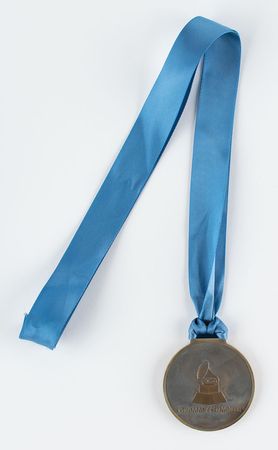 Lot #5535  53rd Annual Grammy Awards: Bronze Tiffany Nominee Medal - Image 2