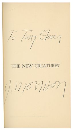 Lot #5062 Jim Morrison Signed Book: 'The New Creatures' - Image 2