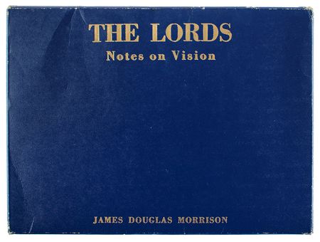 Lot #5061 Jim Morrison Private-Edition Book: 'The Lords: Notes on Vision' - Image 2