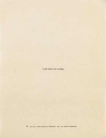 Lot #5061 Jim Morrison Private-Edition Book: 'The Lords: Notes on Vision' - Image 3