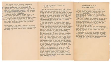 Lot #5141 Brownie McGhee Twice-Signed Letter - Image 2
