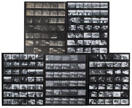 Lot #5122  'Open Air Festival' 1971 Set of Original Photo Contact Prints - Image 1