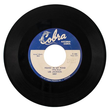 Lot #5106 Lee Jackson 'Fishin' In My Pond / I'll Just Keep Walkin'' 45 RPM Record - Image 2