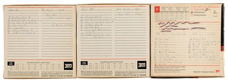 Lot #5022 Bob Dylan Minneapolis 1961 Set of (3) Reel-to-Reels - Image 3
