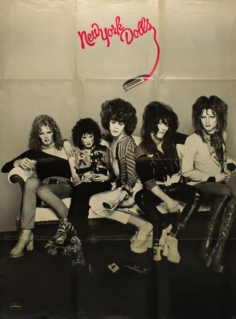 Lot #5121  New York Dolls Poster and Press Kit - Image 1