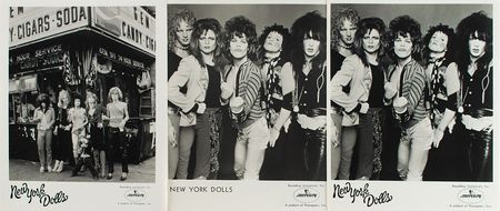 Lot #5121  New York Dolls Poster and Press Kit - Image 2