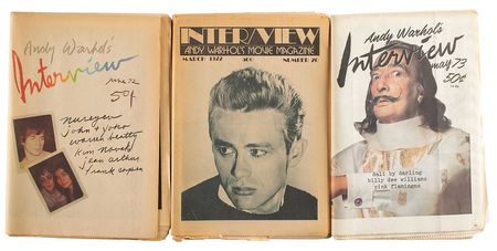 Lot #5164  Interview Magazine Archive - Image 1