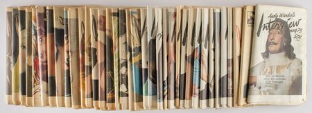 Lot #5164  Interview Magazine Archive - Image 2