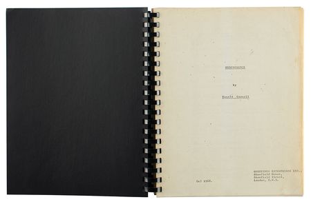Lot #5076  Performance Script featuring Mick Jagger - Image 1