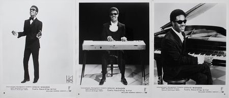 Lot #5150 Stevie Wonder Press Kit and Publicity Photos - Image 1
