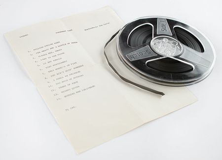 Lot #5025 Bob Dylan 'Basement' Tape with Dylan-Handwritten Address on Front of Box - Image 2