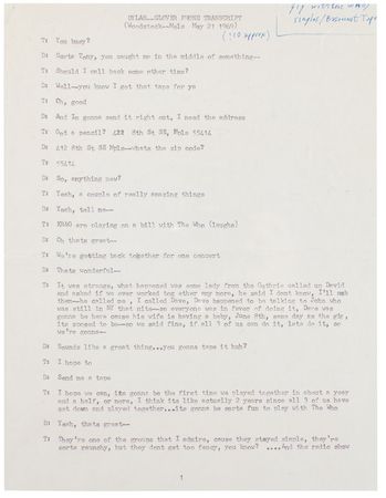 Lot #5025 Bob Dylan 'Basement' Tape with Dylan-Handwritten Address on Front of Box - Image 6