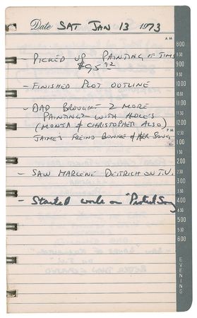 Lot #5403 Harry Chapin 1973 Datebook - Image 2