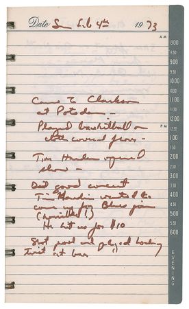 Lot #5403 Harry Chapin 1973 Datebook - Image 3