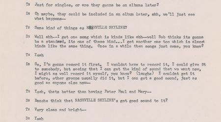 Lot #5029 Bob Dylan 1969 Telephone Call Archive - Image 4