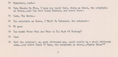 Lot #5029 Bob Dylan 1969 Telephone Call Archive - Image 5