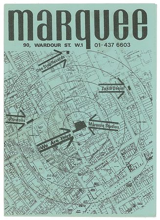 Lot #5358  Queen 1973 Marquee Club Handbill - Image 1