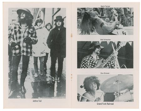Lot #5418  Grand Funk and Jethro Tull Fillmore East Program - Image 3