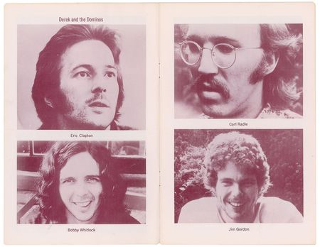 Lot #5444  Derek and the Dominos Fillmore East Program - Image 1