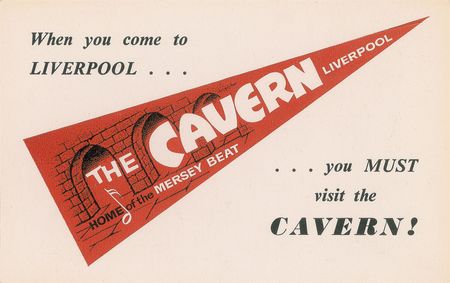 Lot #5241  Beatles 1963 Cavern Club Promo Card - Image 2