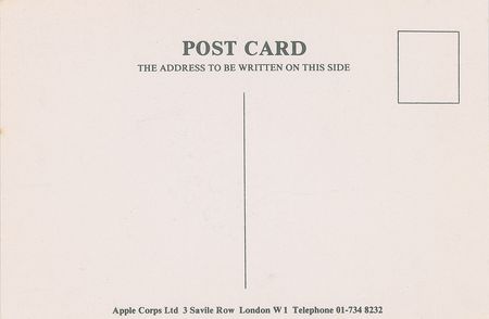 Lot #5245  Beatles Apple Records Promo Postcard - Image 2