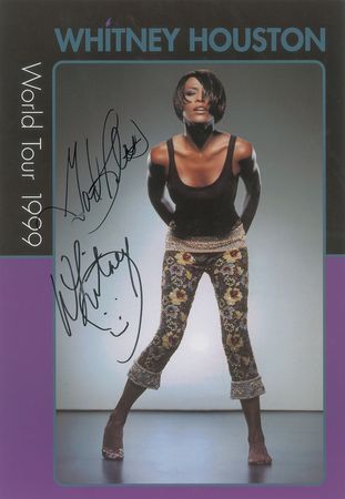 Whitney Houston Signed Program | RR Auction