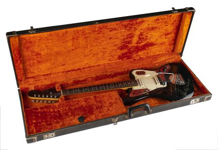 Lot #5497 Stevie Ray Vaughan Signed Guitar - Image 6