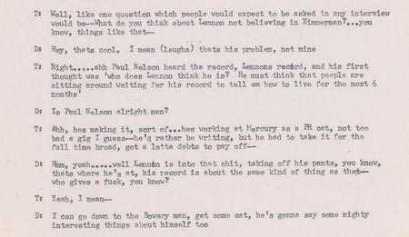 Lot #5030 Bob Dylan 1971 Telephone Call Archive - Image 4