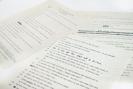 Lot #5037 Bob Dylan Signed 1971 Interview Notes and Transcript (Tony Glover's Copy) - Image 3