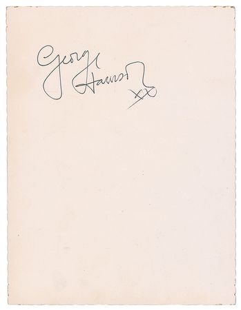 Lot #5210 George Harrison Signed Photograph - Image 2