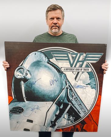 Lot #5436  Van Halen Signed Display - Image 2