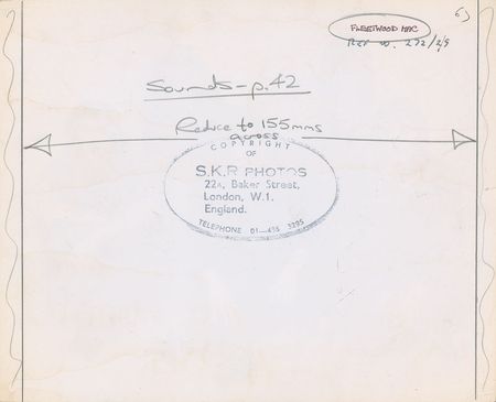 Lot #5447  Fleetwood Mac Original Photograph - Image 2