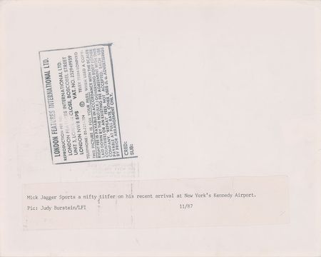 Lot #5318 Mick Jagger Original Photograph - Image 2