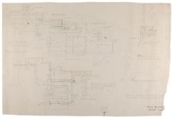 Lot #613 Frank Lloyd Wright: Extremely rare working developmental plans to his architectural triumph, Fallingwater - Image 1