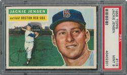 Lot #1103 1956 Topps #115 Jackie Jensen - PSA MINT 9 - one Higher! Sports Card - Image 1