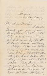 Lot #10 Franklin Pierce: Pierce prepares for