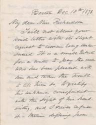 Lot #706 Oliver Wendell Holmes, Sr - Image 1