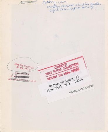 Lot #1112 Marilyn Monroe and Arthur Miller - Image 3