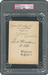 Lot #1122 Jesse Owens and Fellow-Olympians: Owens and fellow medal-winning teammates sign during the Berlin games - Image 1