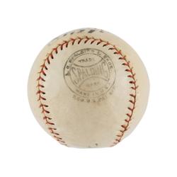 Lot #1123 Babe Ruth: Ultra-clean circa 1927 single-signed baseball, boasting a bold, early autograph - Image 3