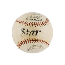 Lot #1123 Babe Ruth: Ultra-clean circa 1927 single-signed baseball, boasting a bold, early autograph - Image 4