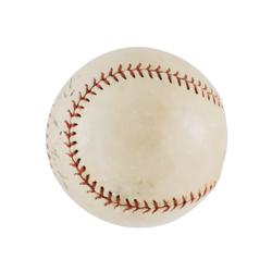 Lot #1123 Babe Ruth: Ultra-clean circa 1927 single-signed baseball, boasting a bold, early autograph - Image 5