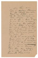 Lot #611 Pierre-Auguste Renoir: Bored to death, Renoir writes of the Fournaise family—his famous Impressionist subjects - Image 1