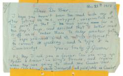 Lot #182 George Gamow: The developer of of the 'big bang' theory contributes an essay on 