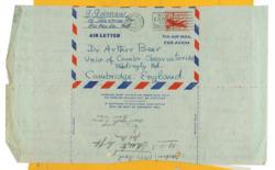 Lot #182 George Gamow: The developer of of the 'big bang' theory contributes an essay on 