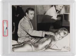 Lot #971 James Bond: Connery and Eaton Photograph - Image 1