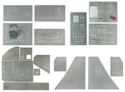 Lot #449 Shuttle Robotic Arm Simulator Panel Set Panels - Image 1