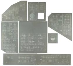Lot #449 Shuttle Robotic Arm Simulator Panel Set Panels - Image 5